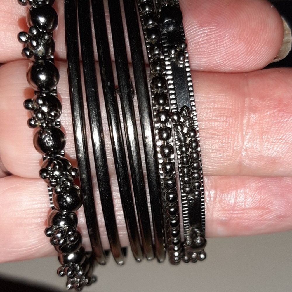 Child's Beautiful Silver Tone Bracelets